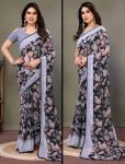 LATEST HEAVY CHIFFON DIGITAL PRINT WITH LACE WORK SAREE WITH UNSTITCHED BLOUSE FORMAL WEAR WHOLESALE PRICE ETHNIC GARMENT (4)