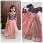 LATEST JIMMY CHOO SWAROVSKI WORK KID’S GOWN WEDDING WEAR WHOLESALE PRICE ETHNIC GARMENT (4)