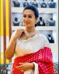 LATEST LICHI SILK JACQUARD WORK SAREE WITH UNSTITCHED BLOUSE FORMAL WEAR WHOLESALE PRICE ETHNIC GARMENT (8)