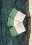 LATEST LICHI SILK JACQUARD WORK SAREE WITH UNSTITCHED BLOUSE RECEPTION WEAR WHOLESALE PRICE ETHNIC GARMENT (3)
