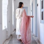 LATEST MONSOON (RAYON) DESIGNER BORDER WORK TOP BOTTOM WITH DUPATTA PARTY WEAR WHOLESALE PRICE ETHNIC GARMENT (9)