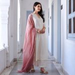 LATEST MONSOON (RAYON) DESIGNER BORDER WORK TOP BOTTOM WITH DUPATTA PARTY WEAR WHOLESALE PRICE ETHNIC GARMENT (9)