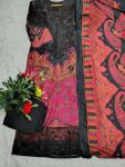 LATEST MUSLIN COTTON DIGITAL PRINT WITH EMBROIDERY SEQUENCE WORK TOP BOTTOM WITH DUPATTA CASUAL WEAR WHOLESALE PRICE ETHNIC GARMENT (8)