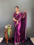 LATEST RANGOLI SILK SWAROVSKI WORK SAREE WITH UNSTITCHED BLOUSE PARTY WEAR WHOLESALE PRICE ETHNIC GARMENT (3)