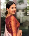LATEST SOFT LICHI SILK JACQUARD WORK SAREE WITH UNSTITCHED BLOUSE CASUAL WEAR WHOLESALE PRICE ETHNIC GARMENT (3)