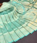 LATEST SOFT LICHI SILK JACQUARD WORK SAREE WITH UNSTITCHED BLOUSE FORMAL WEAR WHOLESALE PRICE ETHNIC GARMENT (11)
