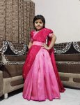 LATEST SOFT SILK ZARI WEAVING WORK KID’S LEHENGA CHOLI WITH DUPATTA FESTIVAL WEAR WHOLESALE PRICE ETHNIC GARMENT (5)