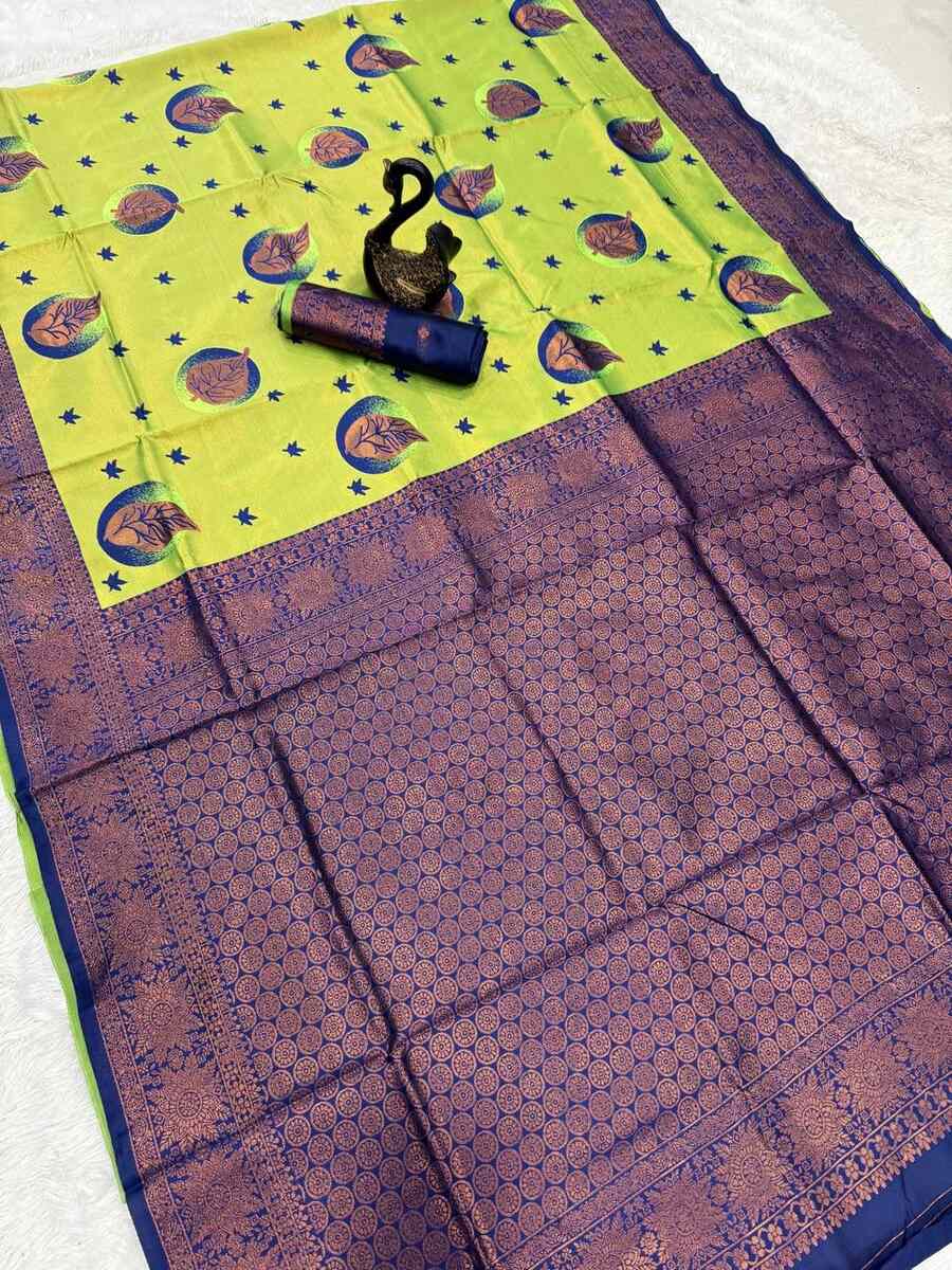 MODERN BANARASI SILK ZARI WEAVING WORK SAREE WITH UNSTITCHED BLOUSE RECEPTION WEAR WHOLESALE PRICE ETHNIC GARMENT (84)