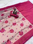 MODERN BANARASI SILK ZARI WEAVING WORK SAREE WITH UNSTITCHED BLOUSE RECEPTION WEAR WHOLESALE PRICE ETHNIC GARMENT (87)