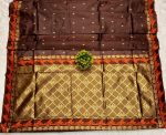 MODERN BANARASI SOFT SILK GOLD & SILVER ZARI WEAVING WORK SAREE WITH UNSTITCHED BLOUSE FORMAL WEAR WHOLESALE PRICE ETHNIC GARMENT (1)