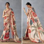 MODERN BRIGHT MOSS SILK DESIGN DIGITAL PRINT WORK SAREE WITH UNSTITCHED BLOUSE PARTY WEAR WHOLESALE PRICE ETHNIC GARMENT (13)
