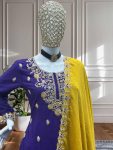 MODERN CHINON EMBROIDERY SEQUENCE CODING DESIGN WORK TOP PALAZZO WITH DUPATTA (4)