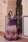 MODERN COSMOS FLOWER PRINT TOP LEHENGA FORMAL WEAR WHOLESALE PRICE ETHNIC GARMENT (12)