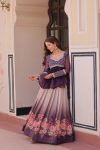 MODERN COSMOS FLOWER PRINT TOP LEHENGA FORMAL WEAR WHOLESALE PRICE ETHNIC GARMENT (12)