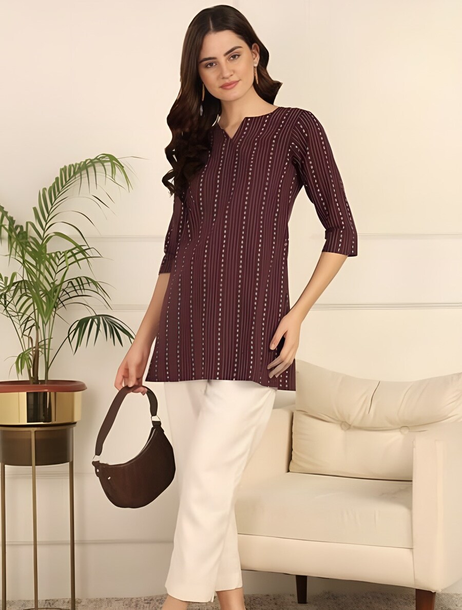 MODERN COTTON PRINTED WORK TOP CASUAL WEAR WHOLESALE PRICE ETHNIC GARMENT (8)