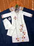 MODERN COTTON SILK EMBROIDERY WORK TOP BOTTOM WITH DUPATTA CASUAL WEAR WHOLESALE PRICE ETHNIC GARMENT (12)