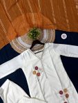 MODERN COTTON SILK EMBROIDERY WORK TOP BOTTOM WITH DUPATTA CASUAL WEAR WHOLESALE PRICE ETHNIC GARMENT (12)