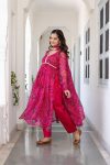 MODERN DELTA SILK PRINTED TOP BOTTOM WITH DUPATTA PARTY WEAR WHOLESALE PRICE ETHNIC GARMENT (7)
