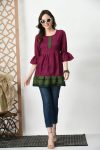 MODERN DELTA SILK SOLID PLAIN TOP DAILY WEAR WHOLESALE PRICE ETHNIC GARMENT (7)