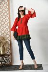 MODERN DELTA SILK SOLID PLAIN TOP DAILY WEAR WHOLESALE PRICE ETHNIC GARMENT (26)