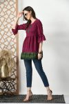 MODERN DELTA SILK SOLID PLAIN TOP DAILY WEAR WHOLESALE PRICE ETHNIC GARMENT (7)