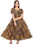 MODERN GEORGETTE PRINTED WORK ONE PEICE DRESS