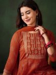 MODERN GEORGETTE SEQUENCE EMBROIDERY WORK TOP BOTTOM WITH DUPATTA PARTY WEAR WHOLESALE PRICE ETHNIC GARMENT (16)