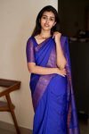 MODERN LICHI SILK JACQUARD WORK SAREE WITH UNSTITCHED BLOUSE FUNCTIONAL WEAR WHOLESALE PRICE ETHNIC GARMENT (1)