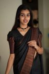 MODERN LICHI SILK JACQUARD WORK SAREE WITH UNSTITCHED BLOUSE FUNCTIONAL WEAR WHOLESALE PRICE ETHNIC GARMENT (4)