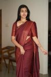 MODERN LICHI SILK JACQUARD WORK SAREE WITH UNSTITCHED BLOUSE FUNCTIONAL WEAR WHOLESALE PRICE ETHNIC GARMENT (3)