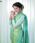 MODERN LICHI SILK JACQUARD WORK SAREE WITH UNSTITCHED BLOUSE PARTY WEAR WHOLESALE PRICE ETHNIC GARMENT (6)