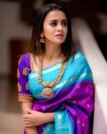MODERN LICHI SILK JACQUARD WORK SAREE WITH UNSTITCHED BLOUSE PARTY WEAR WHOLESALE PRICE ETHNIC GARMENT (5)