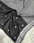 MODERN LINEN SLAB SOFT COTTON WEAVING WORK SAREE WITH UNSTITCHED BLOUSE CASUAL WEAR WHOLESALE PRICE ETHNIC GARMENT (3)