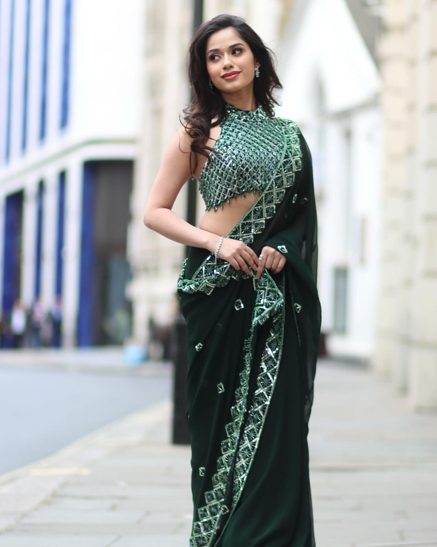 MODERN RANGOLI SILK SEQUENCE EMBROIDERY WORK SAREE WITH UNSTITCHED BLOUSE PARTY WEAR WHOLESALE PRICE ETHNIC GARMENT (9)