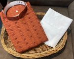 MODERN RAYON EMBROIDERY WORK MEN'S KURTA PAYJAMA COFFEE