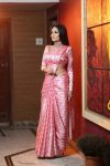 MODERN SATIN DIGITAL PRINT SAREE WITH UNSTITCHED BLOUSE PARTY WEAR WHOLESALE PRICE ETHNIC GARMENT (4)