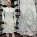 MODERN SILK EMBROIDERY SEQUENCE WORK MEN’S KURTA PAYJAMA FESTIVAL WEAR WHOLESALE PRICE ETHNIC GARMENT (11)