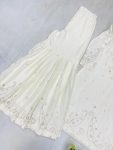 MOST PICKED CHINON SEQUENCE EMBROIDERY WORK TOP SHARARA WITH DUPATTA PARTY WEAR WHOLESALE PRICE ETHNIC GARMENT (2)