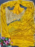 MOST PICKED HEAVY RANGOLI EMBROIDERY CODING WORK READY TO WEAR SAREE WITH STITCHED BLOUSE PARTY WEAR WHOLESALE PRICE ETHNIC GARMENT (7)