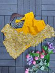 MOST PICKED HEAVY RANGOLI EMBROIDERY CODING WORK READY TO WEAR SAREE WITH STITCHED BLOUSE PARTY WEAR WHOLESALE PRICE ETHNIC GARMENT (7)