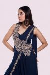 MOST PICKED HEAVY RANGOLI EMBROIDERY CODING WORK READY TO WEAR SAREE WITH STITCHED BLOUSE PARTY WEAR WHOLESALE PRICE ETHNIC GARMENT (2)
