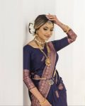 MOST PICKED LICHI SILK JACQUARD WORK SAREE WITH UNSTITCHED BLOUSE FESTIVE WEAR WHOLESALE PRICE ETHNIC GARMENT (6)