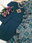 NEW ARRIVAL CHANDERI SEQUENCE EMBROIDERY WORK TOP BOTTOM WITH DUPATTA FESTIVE WEAR WHOLESALE PRICE ETHNIC GARMENT (7)