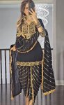 NEW ARRIVAL CHINON EMBROIDERY SEQUENCE WORK TOP DHOTI WITH DUPATTA FESTIVE WEAR WHOLESALE PRICE ETHNIC GARMENT (4)