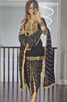 NEW ARRIVAL CHINON EMBROIDERY SEQUENCE WORK TOP DHOTI WITH DUPATTA FESTIVE WEAR WHOLESALE PRICE ETHNIC GARMENT (4)