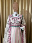 NEW ARRIVAL CHINON EMBROIDERY WORK GOWN WITH DUPATTA FUNCTIONAL WEAR WHOLESALE PRICE ETHNIC GARMENT (9)