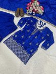 NEW ARRIVAL CHINON SILK SEQUENCE EMBROIDERY WORK TOP SHARARA WITH DUPATTA FESTIVE WEAR WHOLESALE PRICE ETHNIC GARMENT (2)