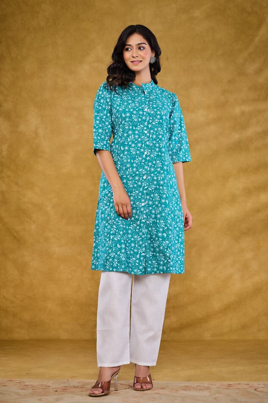 NEW ARRIVAL COTTON PRINTED TOP PENT SET CASUAL WEAR WHOLESALE PRICE ETHNIC GARMENT (1)