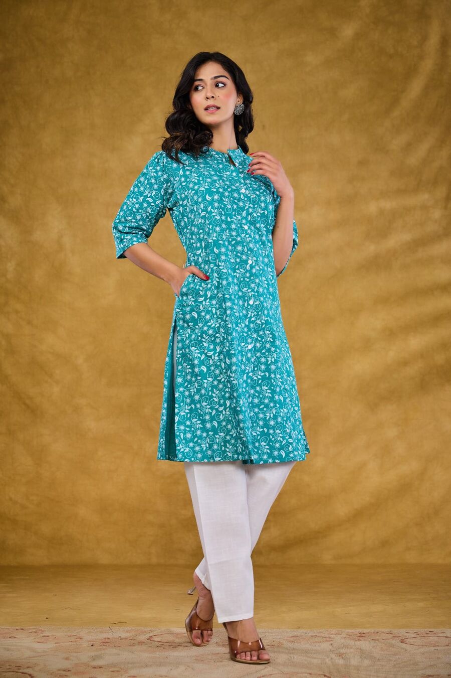 NEW ARRIVAL COTTON PRINTED TOP PENT SET CASUAL WEAR WHOLESALE PRICE ETHNIC GARMENT (8)