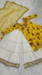 NEW ARRIVAL CREPE SILK DIGITAL PRINT TOP WITH DORI , THREAD & PAPER WORK TOP SHARARA WITH DUPATTA FESTIVE WEAR WHOLESALE PRICE ETHNIC GARMENT (3)